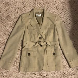 Talbots jacket blazer with belt size 2